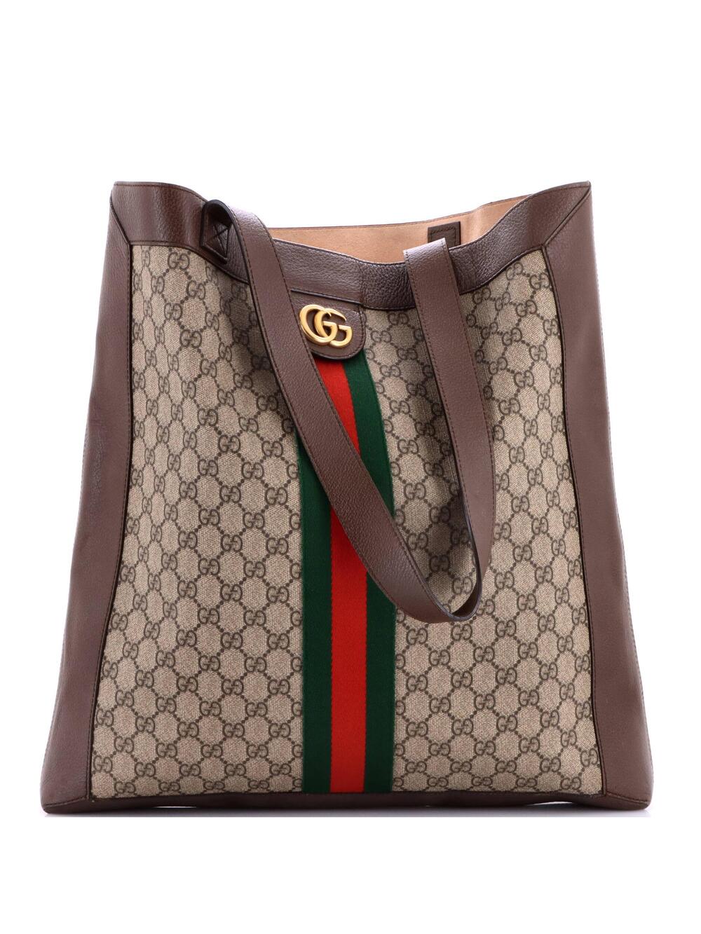 Gucci Ophidia Soft Open Tote Gg Coated #370600G16B